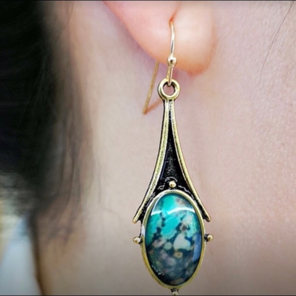 Labradorite Earrings